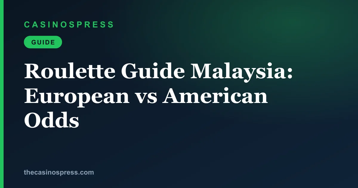 European versus American roulette: the second green pocket takes the house edge from 2.70% to 5.26%