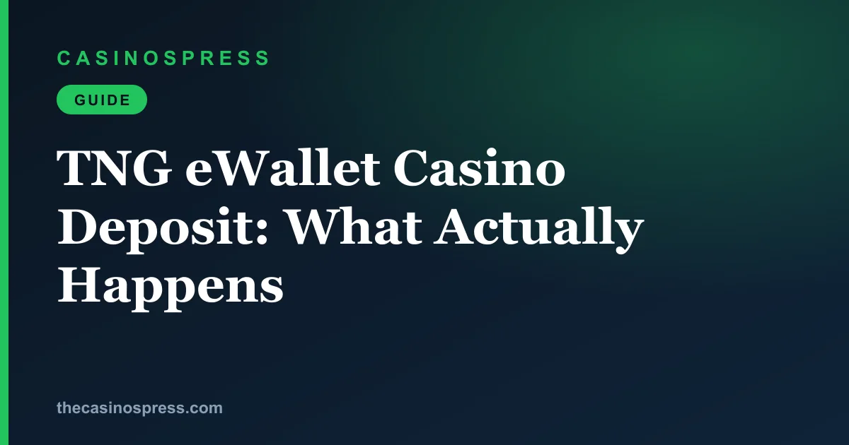 How a Touch ’n Go eWallet casino deposit actually moves in Malaysia: the three transfer routes, the account tiers and the checks to run before you send