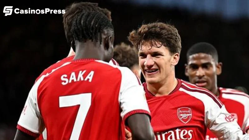 Tzolis Steals the Show as Arsenal Open Their Title Defence in Style